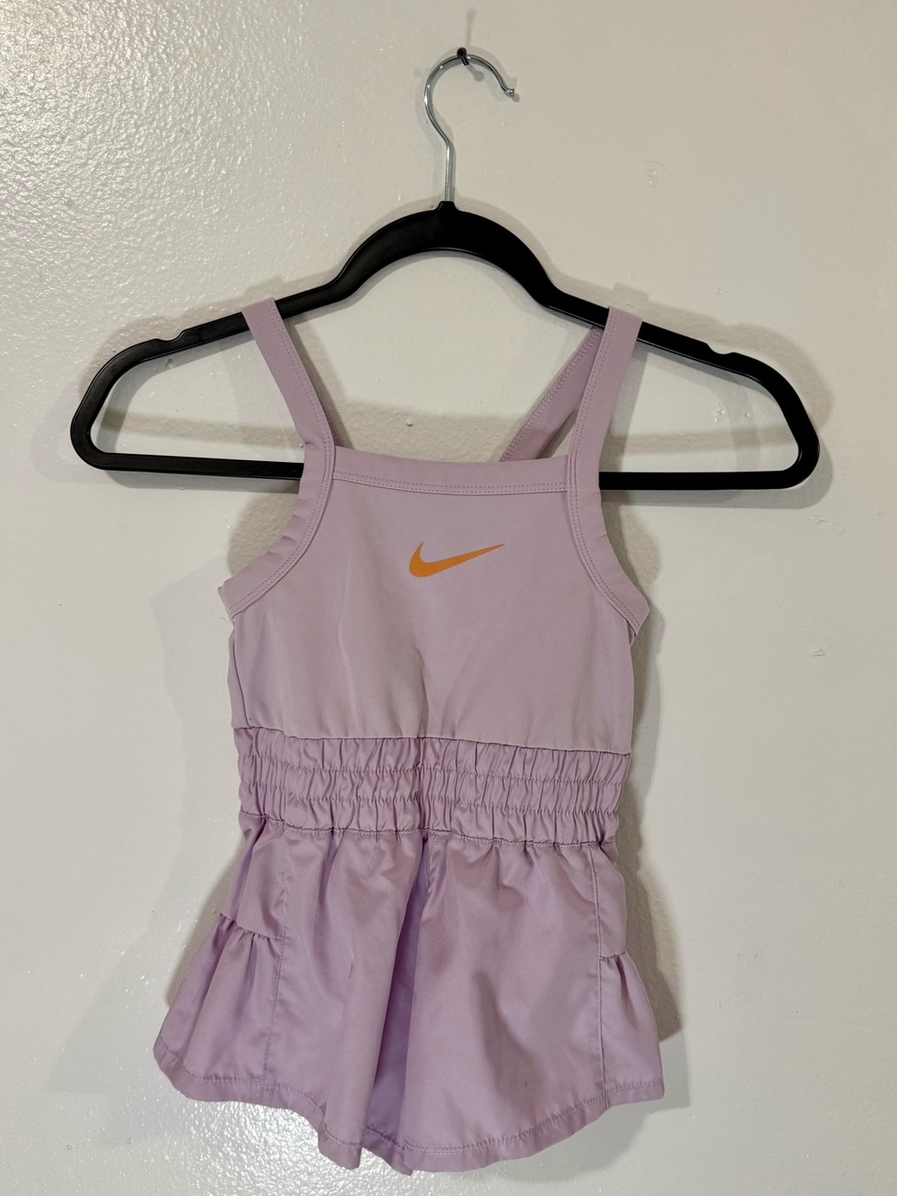 Nike Lilac Tank Dress with Orange Swoosh